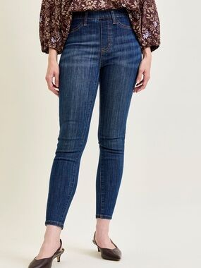Judy Blue Pull On High Waist Skinny Jeans